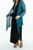 Popcorn Knit Medium Length Flyaway Cardigan in PEACOCK Popcorn Knit Medium Length Flyaway Cardigan in PEACOCK
