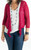Popcorn Knit Short Cardigan in Fuchsia