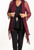 Mesh Flyaway Shawl Collar Cardigan~Fall '19 in Burgundy