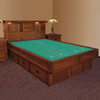 Mission Creek Waterbed With Bookcase Headboard & Casepieces