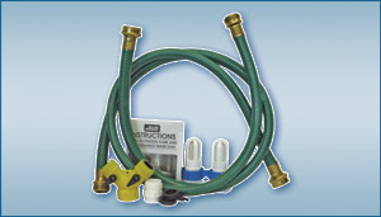 Waterbed dual mattress hose kit with Y-adapter