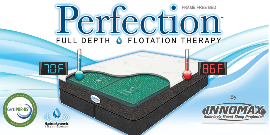 Perfections Frame Free Sotside Waterbed WATERBED BARGAINS