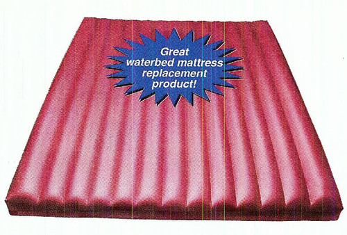 Specially desgigned airbed will fit in your old waterbed frame.