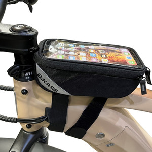 EBike Phone Holder – Beetle Phone Bag for Large Diameter Bike Frames [BiKASE]
