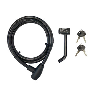 DELUXE LOCKING HITCH PIN WITH CABLE [Hollywood Racks]