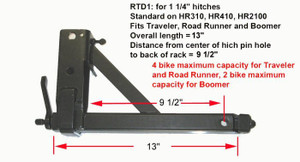 1.25" Receiver Tube w/no-wobble system [Hollywood Racks]