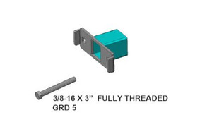 Extra short mounting bracket [Hollywood Racks]