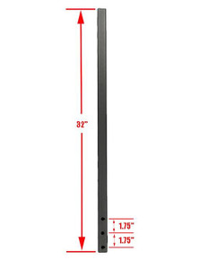 WHEEL HOLDER SUPPORT TUBE (EACH): LONG WHEELBASE, X-SPEC [Hollywood Racks]