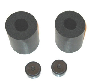 RUBBER PADS 1-1/4" (PAIR) [Hollywood Racks]