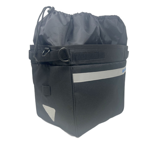 Grocery Pannier with Black Fly Cover [BiKASE]