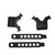 1" Deluxe Rubber Cradles [Hollywood Racks]