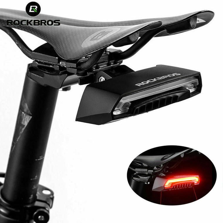 ROCKBROS Bicycle Rear Light with Saddle Fitting & Remote Control LKWD-R1 [Velotric]