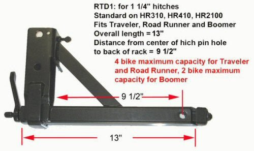 1.25" Road Runner Receiver Tube (Older Version) [Hollywood Racks]