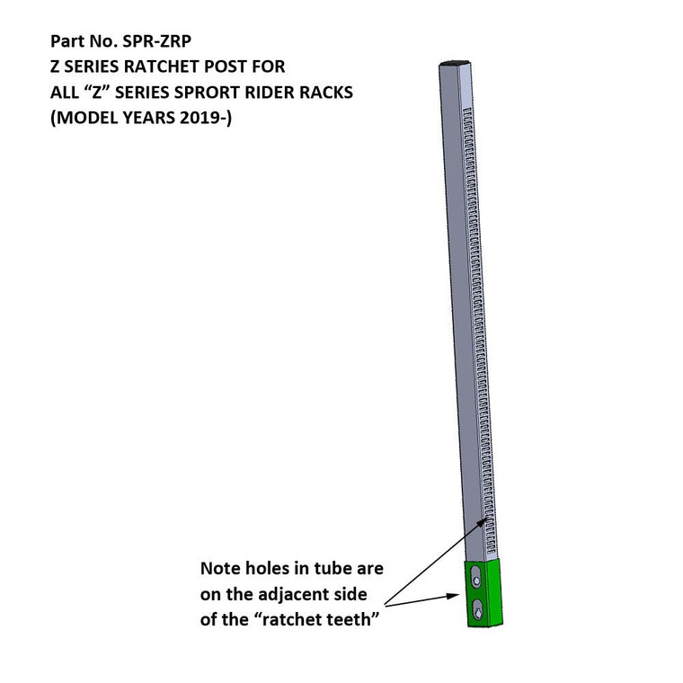 Sport Rider Ratchet Post [Hollywood Racks]