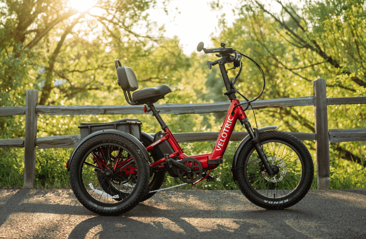 Velotric Triker Electric Tricycle — out on a ride