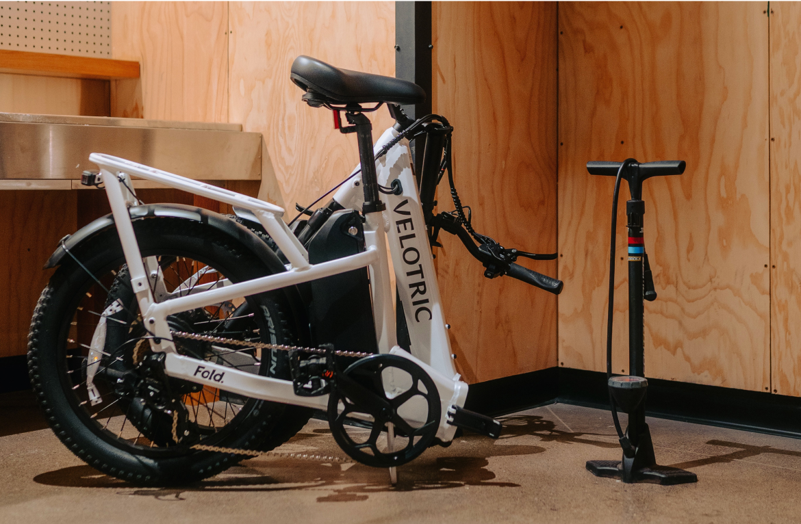 Velotric Fold 1 Plus Ebike — out on a ride