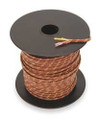 Type K 20 guage thermocouple wire, 250 foot spool.  Fiberglass jacket