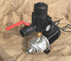 MH series pump showing the inlet and brass union.