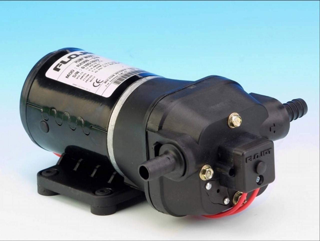 R4300-143 Flojet Pressure Pump 12v DC Quad Pump (Santoprene/EPDM) 18.9 L/Min Max