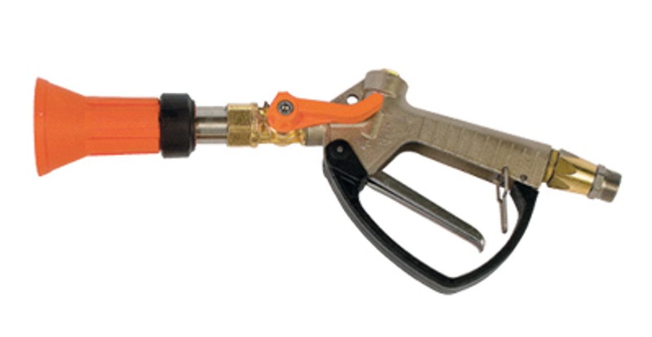 Turbo 400 spray metal handle gun with 1/2" male BSP brass inlet and 1.5mm nozzle (with swivel inlet)