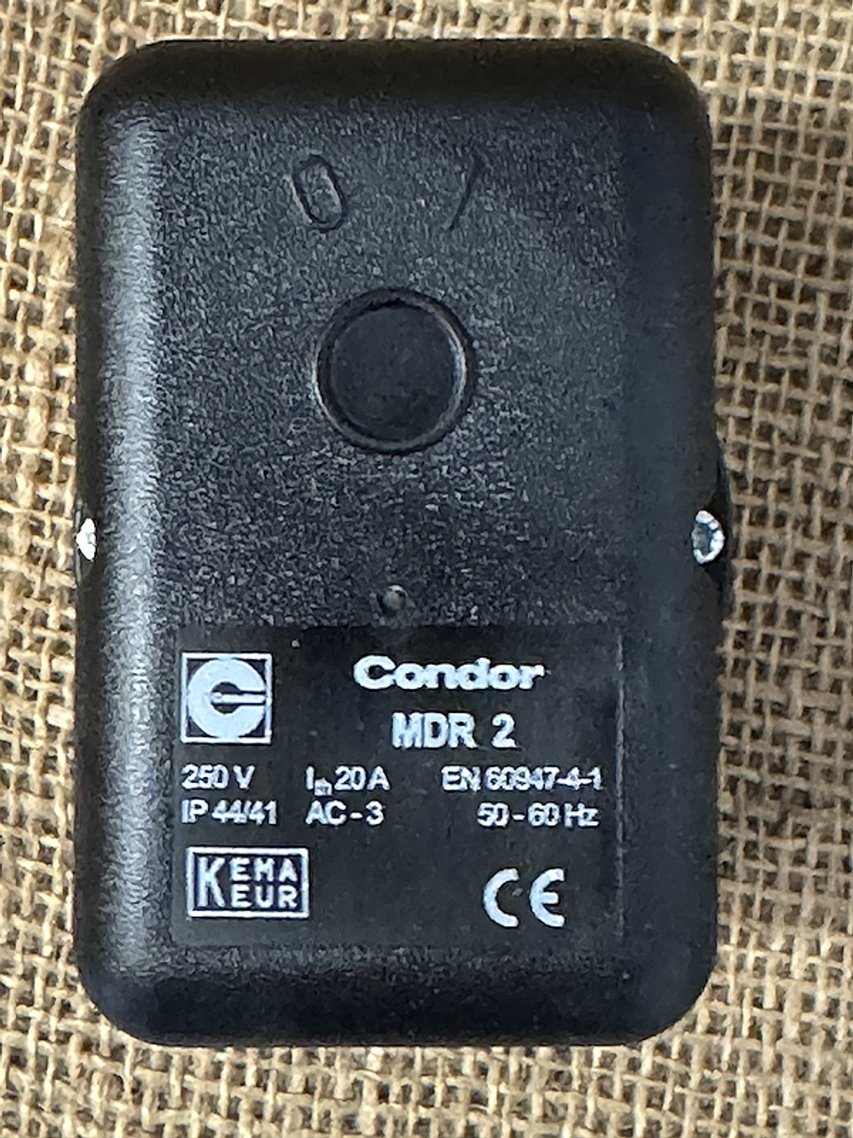 MDR 2/6 Pressure switch Condor rated to 2.2 kW and the range is within 100 kPa -480 kPa