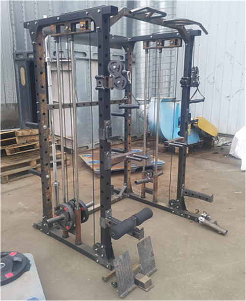SAKAE Multi-Function Power Rack with Adjustable Cable Crossover System