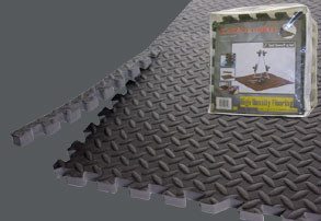 CAP 12-pc 12"x12"x3/4" Floor Mats