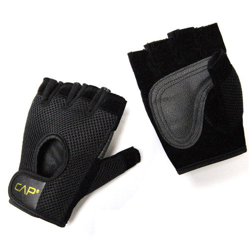 CAP Mesh fingerless Weightlifting Gloves