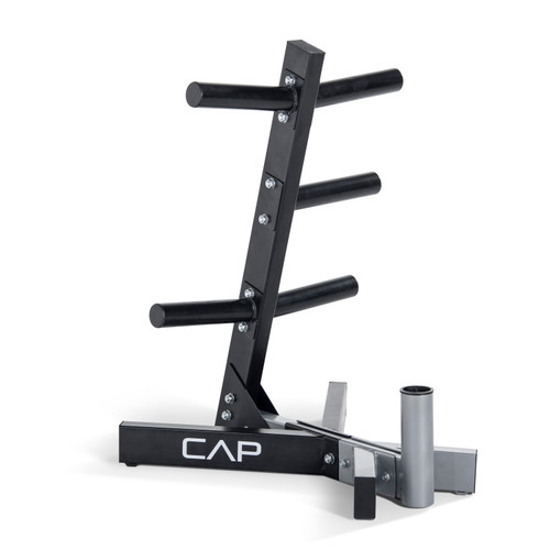 Olympic Plate Stand-Black/Silver