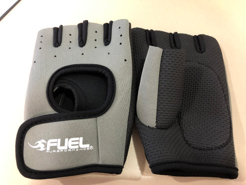 FUEL Men's Weightlifting Gloves - GRAY; Large