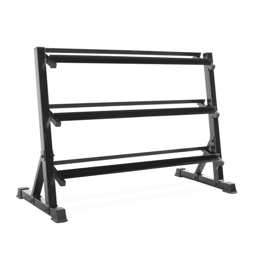 FUEL Dumbbell Stand, 3-Tier, 51" Stadium Style