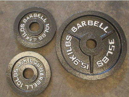 CAP 55 lb Olympic Plate Set B#2 (35lbx1, 10lbx2)