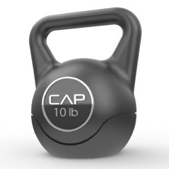 CB 10 lb BLACK Vinyl Kettlebell