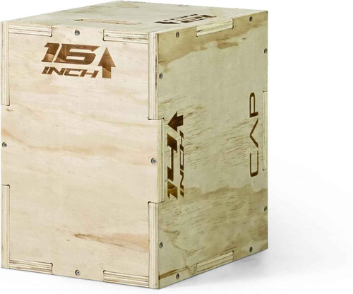 CAP Barbell 3-in-1 Plyometric Box | Multiple Styles and Sizes Wood