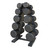 CAP 150-lb 10-Sided Dumbbell Set with Rack