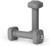 Tone Fitness Neoprene Dumbbell Weight Pairs with Anti-Roll Square Head | Multiple Options - Grey