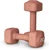 Tone Fitness Neoprene Dumbbell Weight Pairs with Anti-Roll Square Head | Multiple Options - Orange