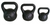 CB 10 lb BLACK Vinyl Kettlebell