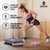 Adjustable 2 Level Aerobic Stepper Set with Waist Trimmer & Measuring Tape, Exercise Step for Home Fitness, 4 Colors Available