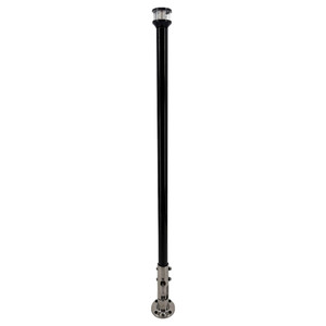 Seaview 36" Manually Folding Light Post w\/316 Stainless Steel Base  LTBLED12C5 Navigation Light - Black [SVMHB136LEDSSB]