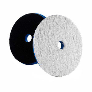 Lake Country HDO Heavy Cutting Microfiber Pad 6.5" - Blue Foam w\/White Microfiber [HDO-650F-LC]