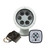 ACR RCL-50 LED White Searchlight w\/URP-103 Wired Point Pad  URC-104 Master Controller [1982]
