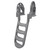 Dock Edge Stand-Off Flip-Up Polyethylene Roto Molded 4-Step Dock Ladder - Grey [DE2084F]