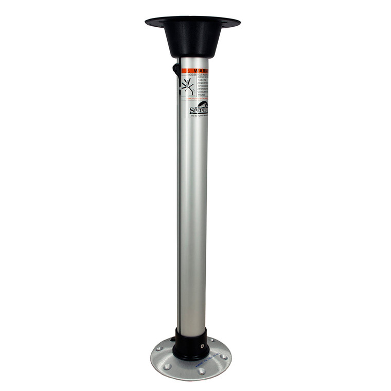 Springfield 2-3\/8" Thread-Lock Uni-Lock Table Pedestal Package - 27" [1690727-SL]