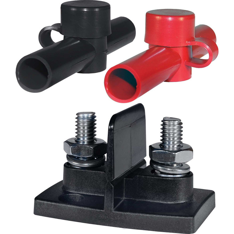 Blue Sea 2017 Dual PowerPost Cable Connectors - 2 x 3\/8" [2017]