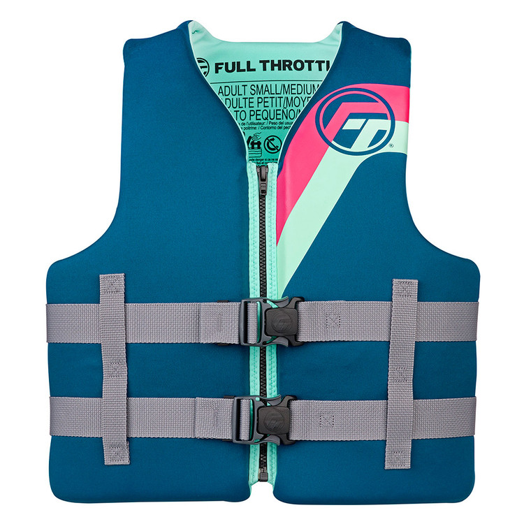Full Throttle Adult Rapid-Dry Life Jacket - S\/M - Aqua [142100-505-030-27]