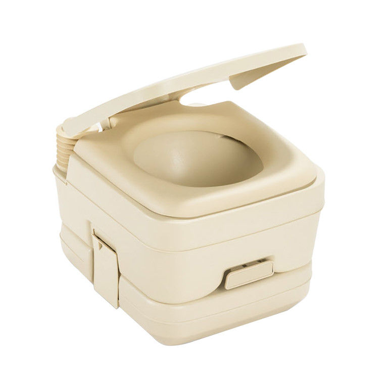 Dometic 964 Portable Toilet w\/Mounting Brackets - 2.5 Gallon - Parchment  [311096402]