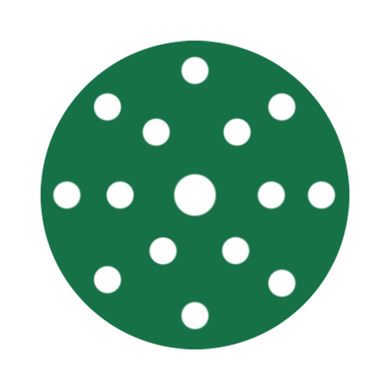 RUPES PROCUT Film Abrasive Discs 150mm (6") - 15 Holes - P40 Grit *Box of 50pcs [9.45FD040]