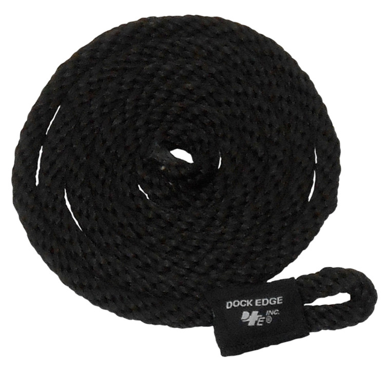 Dock Edge Fender Line - 3\/8" x 5' - Black - 2-Pack [DE91566F]