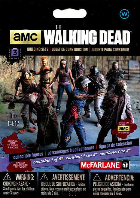 McFarlane Toys Building Sets Series 3 Walking Dead Collectible Figures Mystery Pack [Walkers]